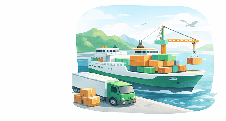 Ilustrasi jadwal kapal - Jastip ID